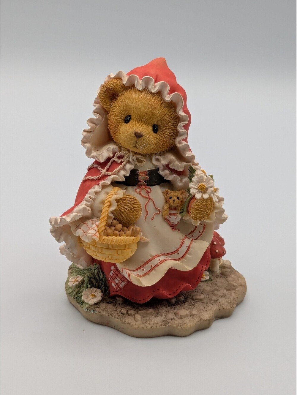 Cherished Teddies Lois To Grandmothers House We Go (302511) 1997 Red Riding Hood